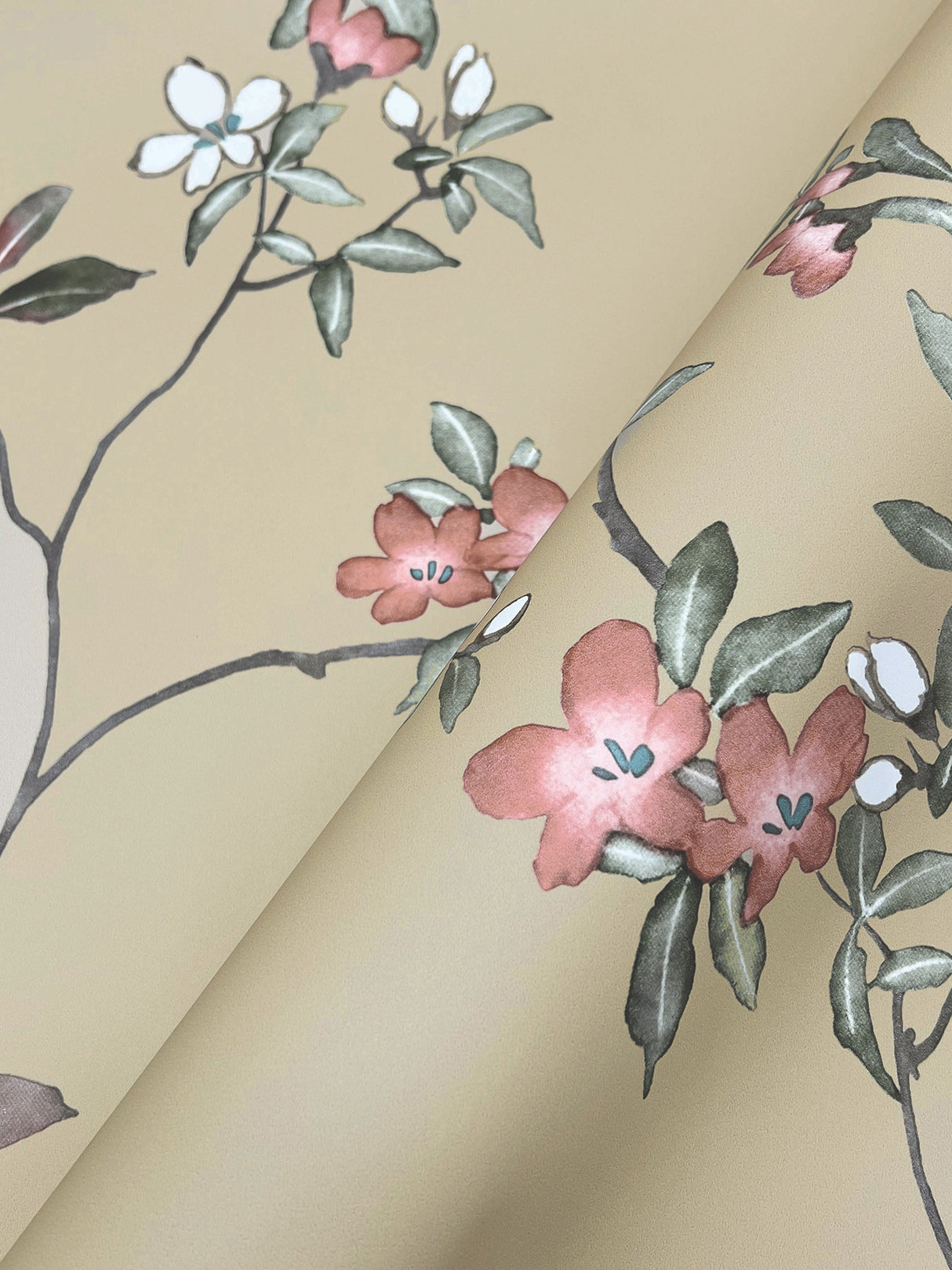 April Blossom Sand by Ronald Redding Wallpaper – York Designer Series ZA8073
