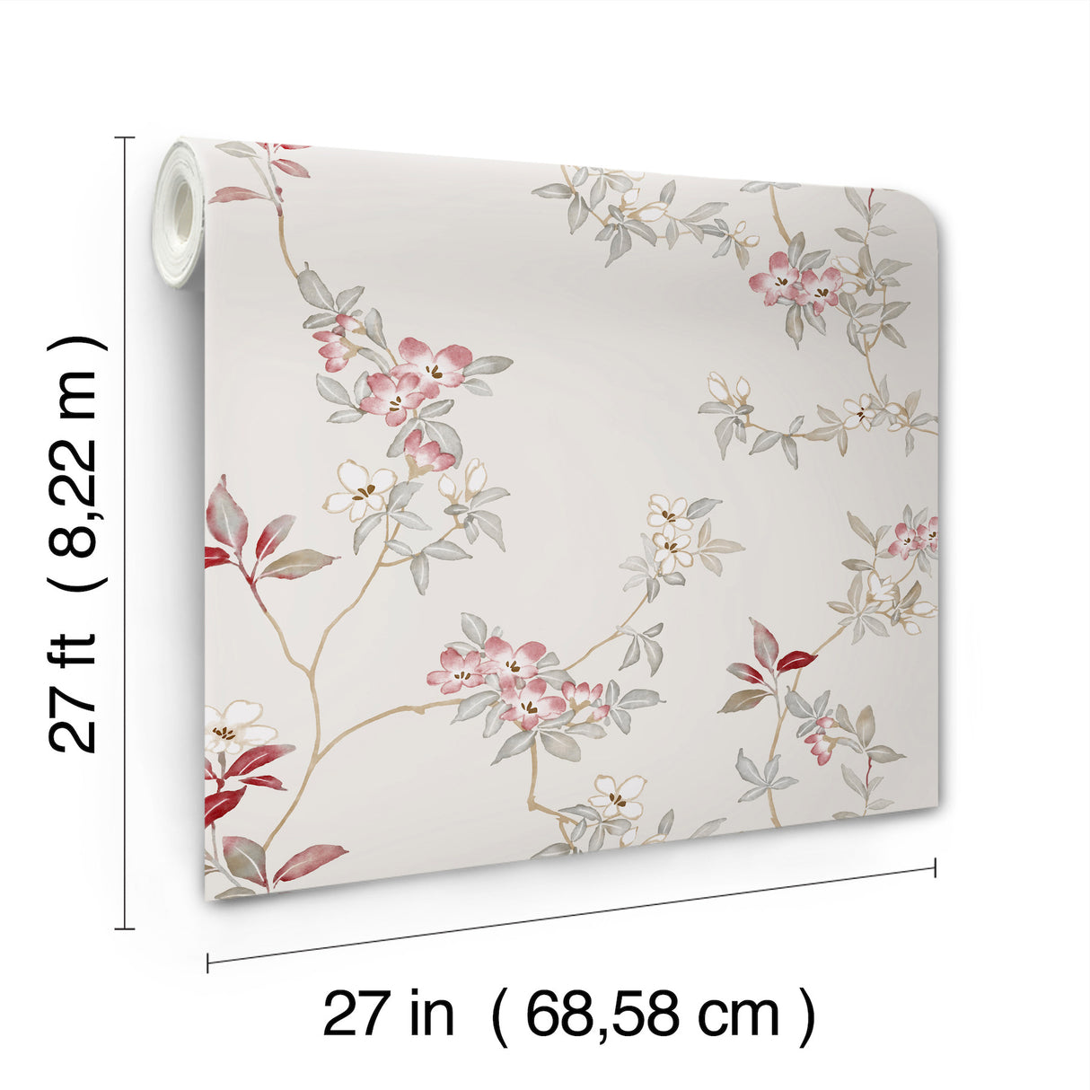 April Blossom Cream by Ronald Redding Floral Wallpaper – York Designer Series ZA8076
