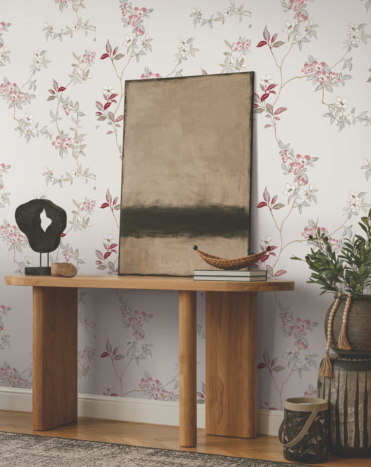 April Blossom Cream by Ronald Redding Floral Wallpaper – York Designer Series ZA8076