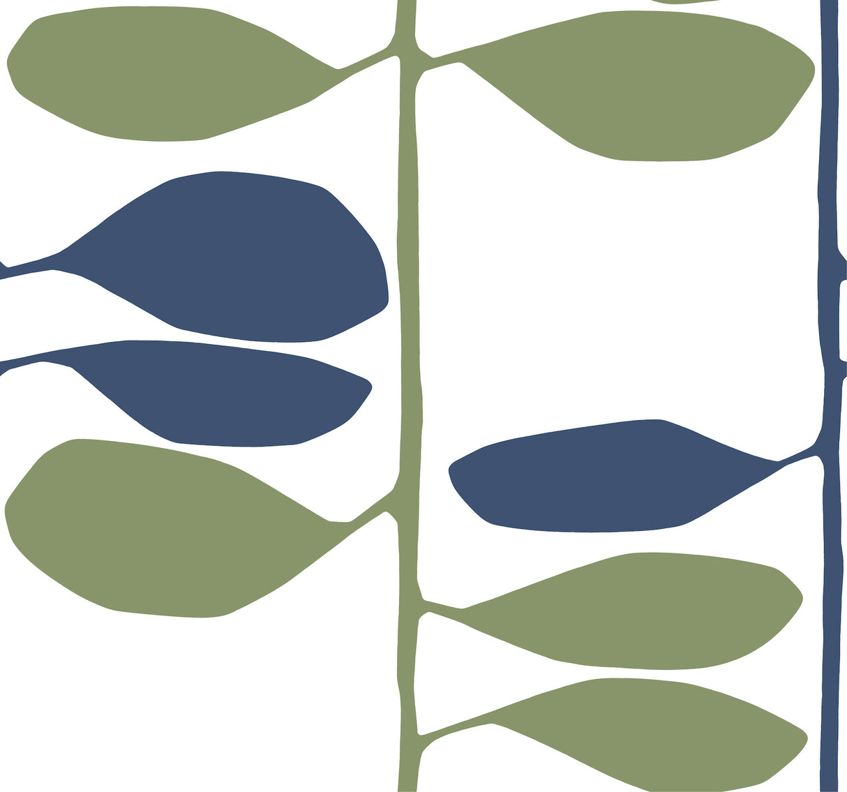 Sculpted Vines Alpine & Ultramarine wallpaper by York Wallcoverings