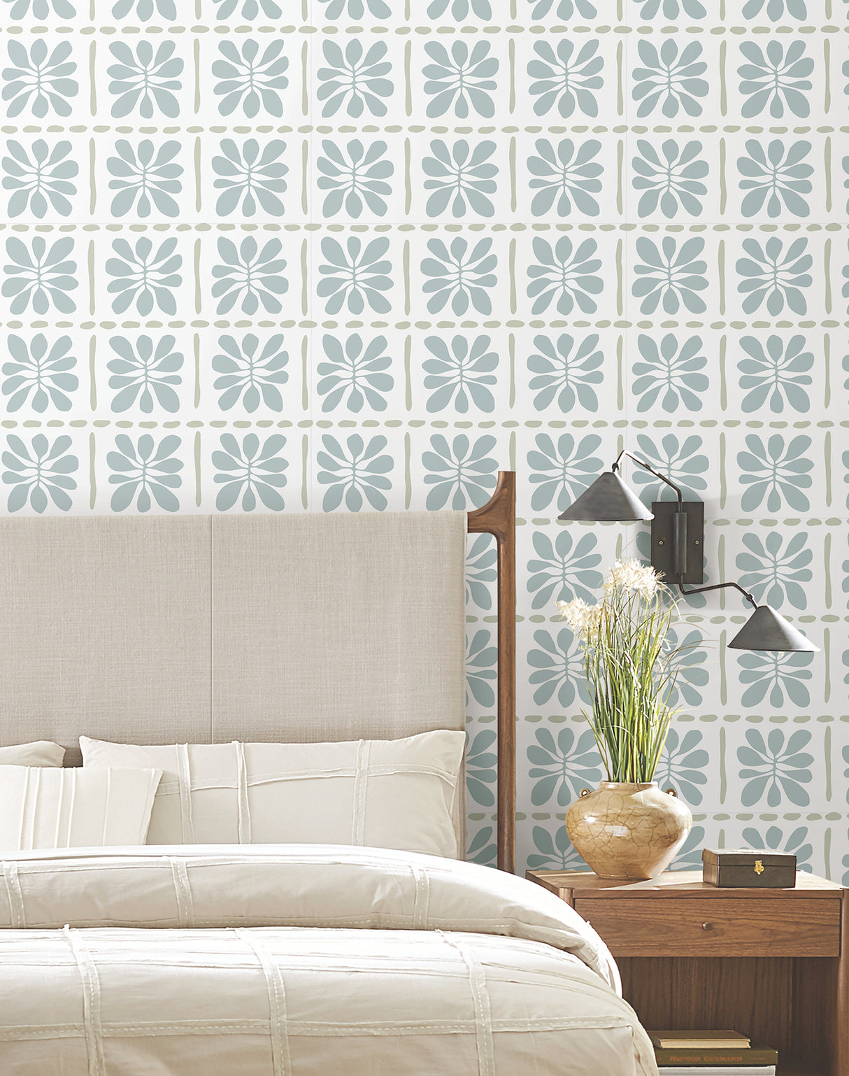 Mimosa Fleur Mineral by York Wallcoverings Wallpaper – York Wallcoverings ZM2806