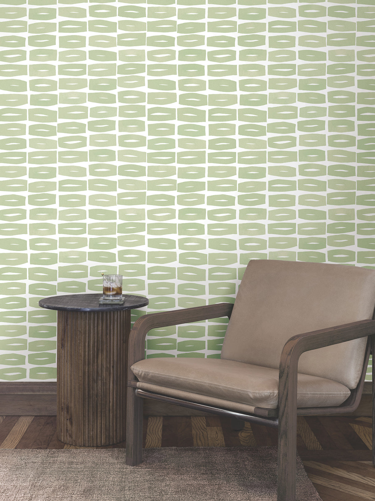Modernist Motif Leaf by York Wallcoverings Wallpaper- York Wallcoverings ZM2862