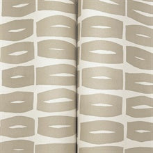 Modernist Motif Linseed Oil by York Wallcoverings Geometric Wallpaper- York Wallcoverings ZM2864