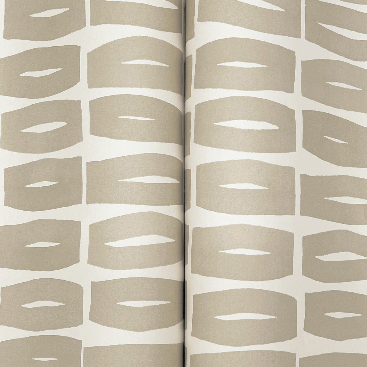 Modernist Motif Linseed Oil by York Wallcoverings Geometric Wallpaper- York Wallcoverings ZM2864