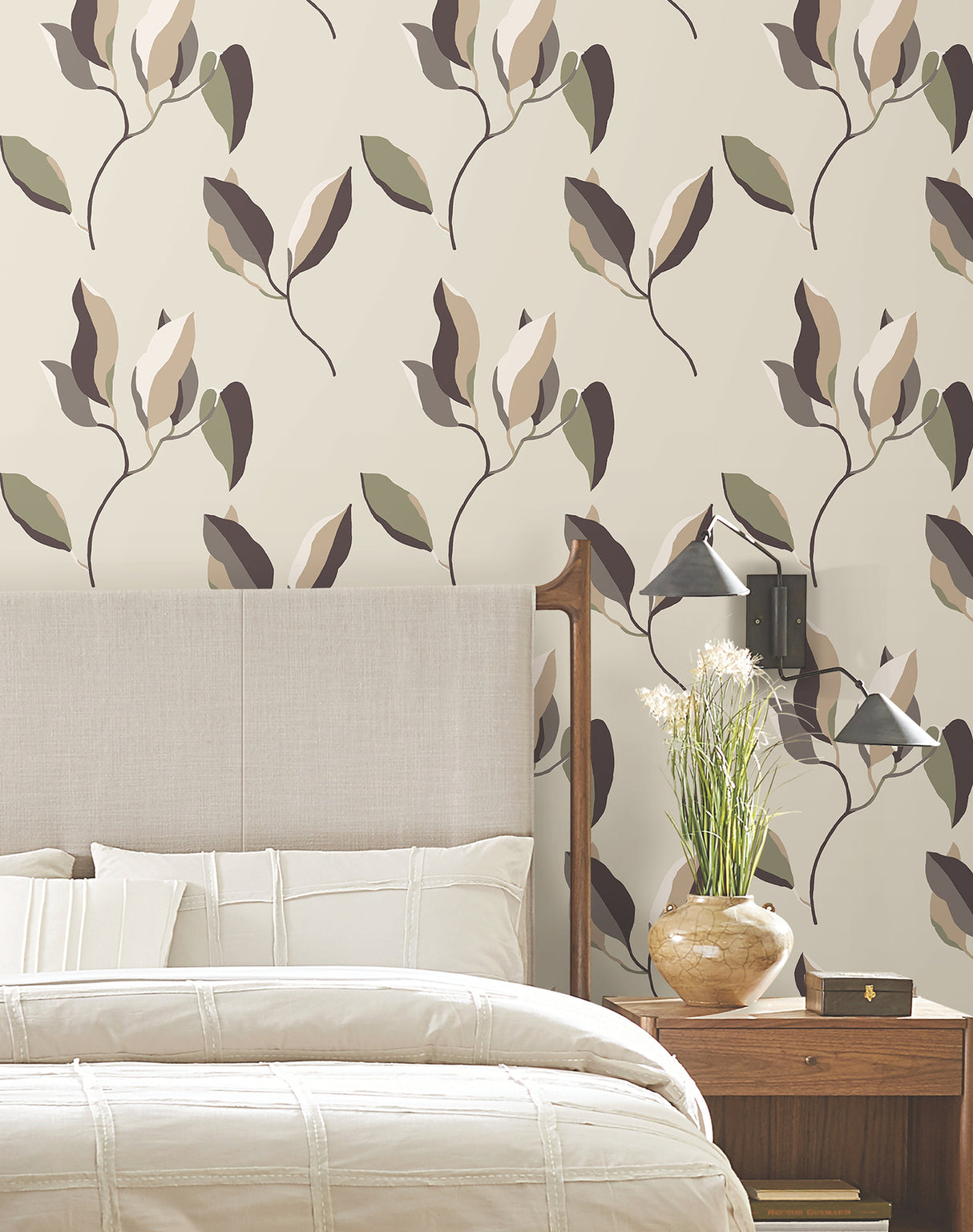 Brushwork Branches Violet by York Wallcoverings Botanical Wallpaper – York Wallcoverings ZM2875
