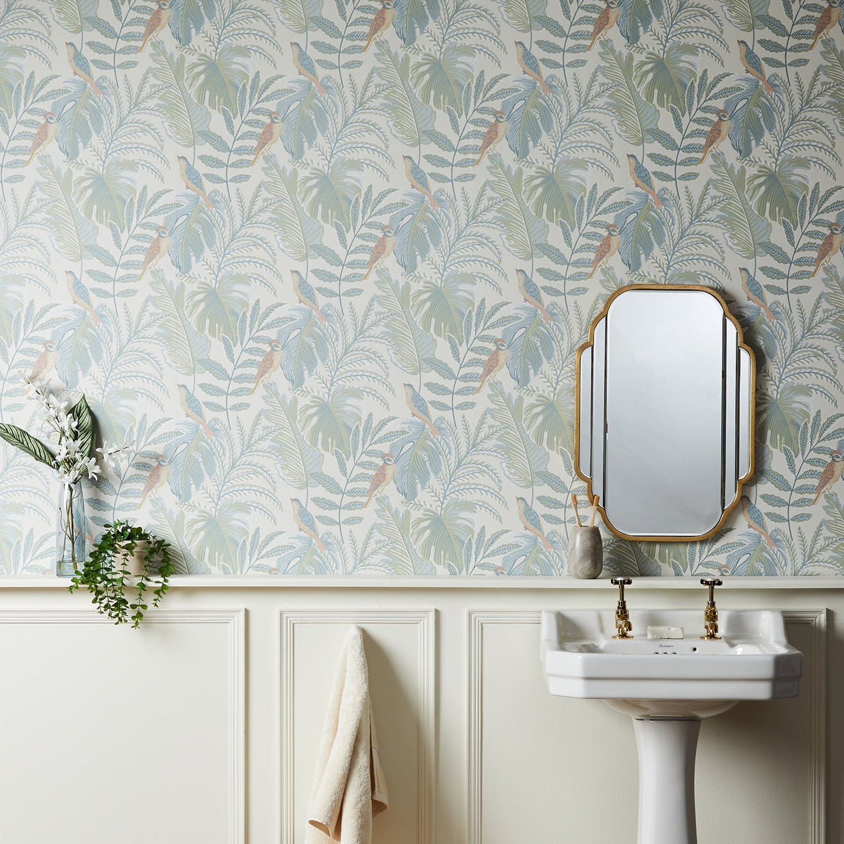 Cleo Pastel by Fine Decor Tropical Wallpaper – Brewster Home Fashions FD43780