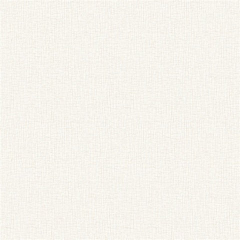 Aden White Linear Abstract Wallpaper by Warner showing subtle grid texture