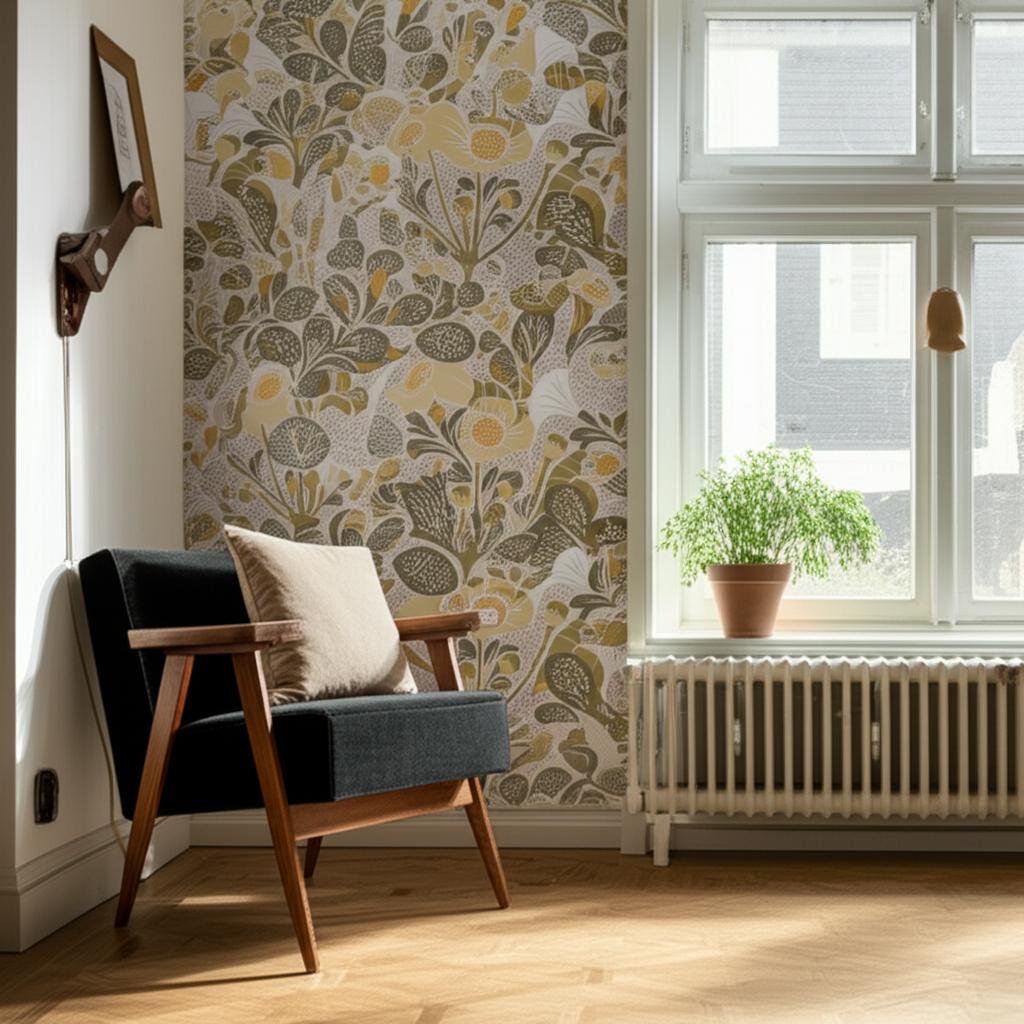 VILDTUTA Multi-Colored Floral Wallpaper by Boråstapeter – Schumacher 1475
