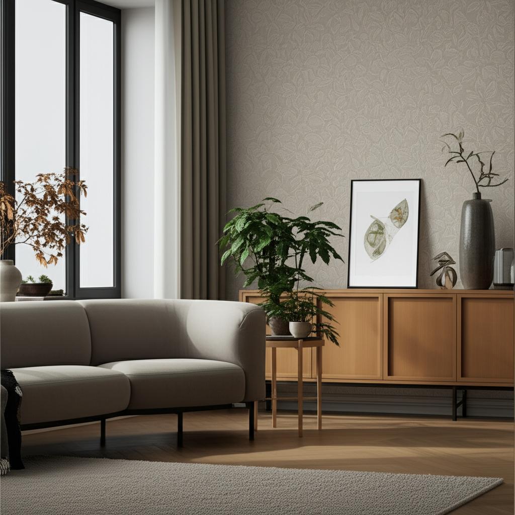 Vildvin Stone by Boråstapeter Botanical Wallpaper – Schumacher 2028