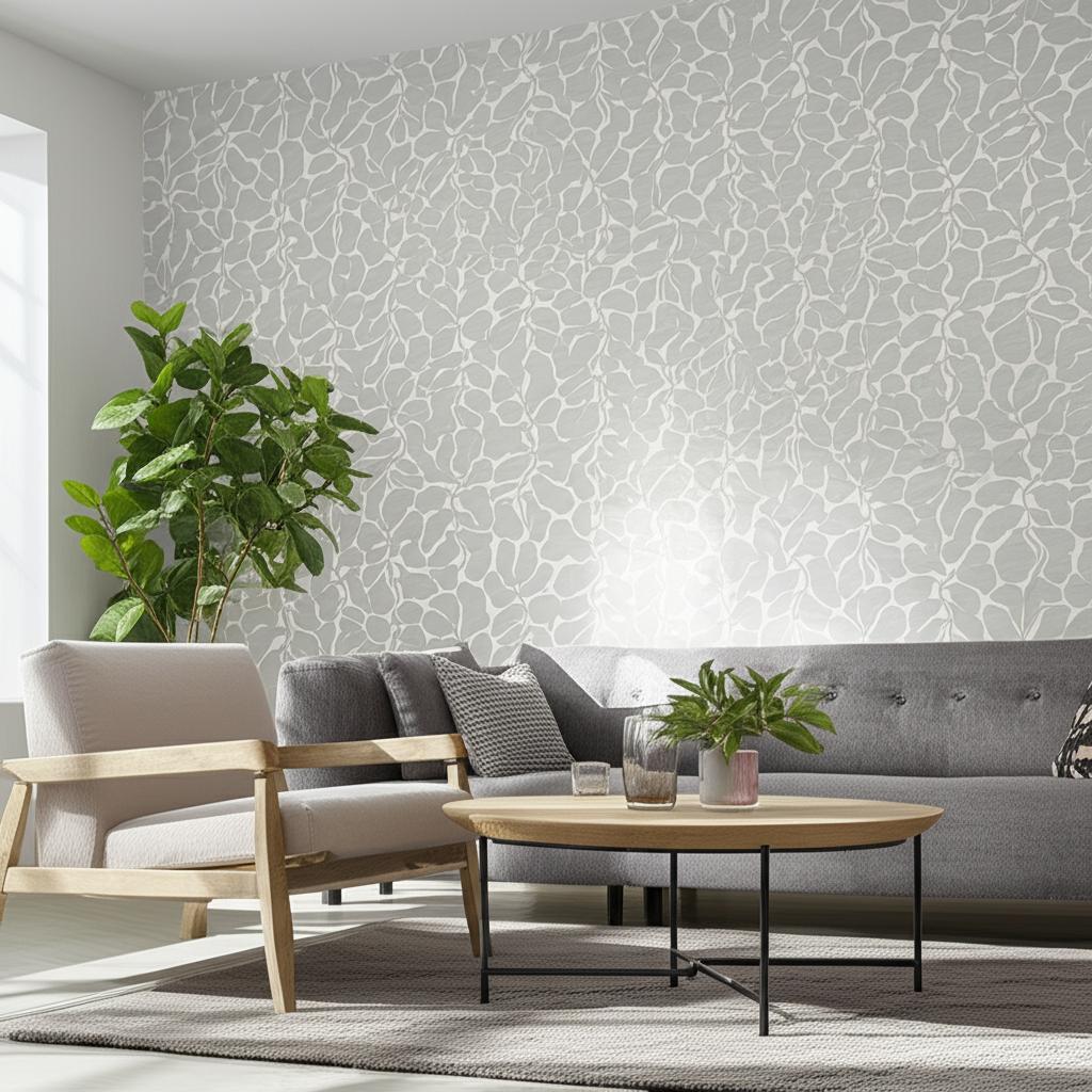 My Secret Garden Stone by Boråstapeter Modern Botanical Wallpaper – Schumacher 2076