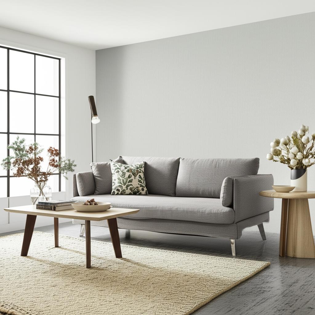 Linen Dove Grey by Boråstapeter Minimalist Textured Wallpaper – Schumacher 4416