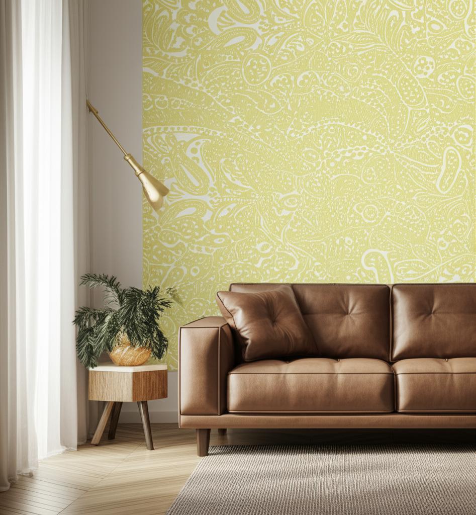 Paisley Print Spring by Schumacher Avant Garde Collection Wallpaper – Schumacher 5003193