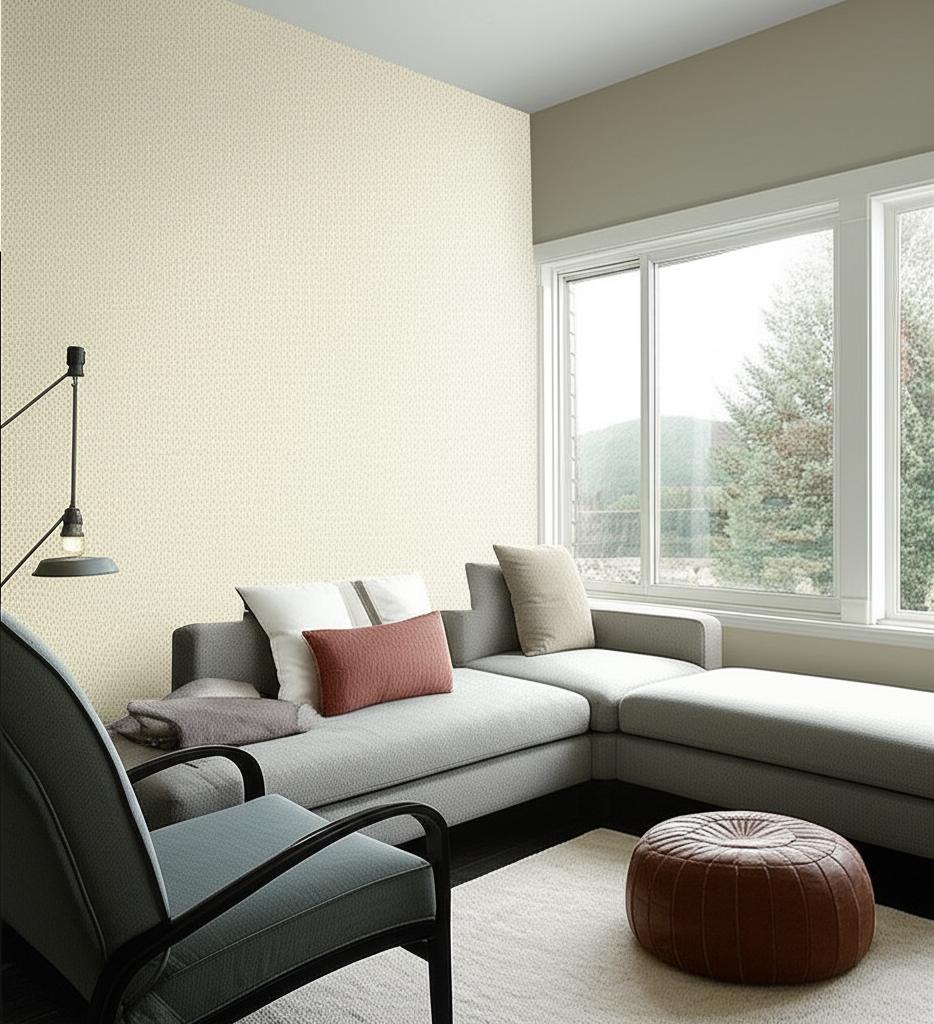 Celano Vine Mineral by Schumacher Subtle Vine Pattern Wallpaper – Schumacher 5004443