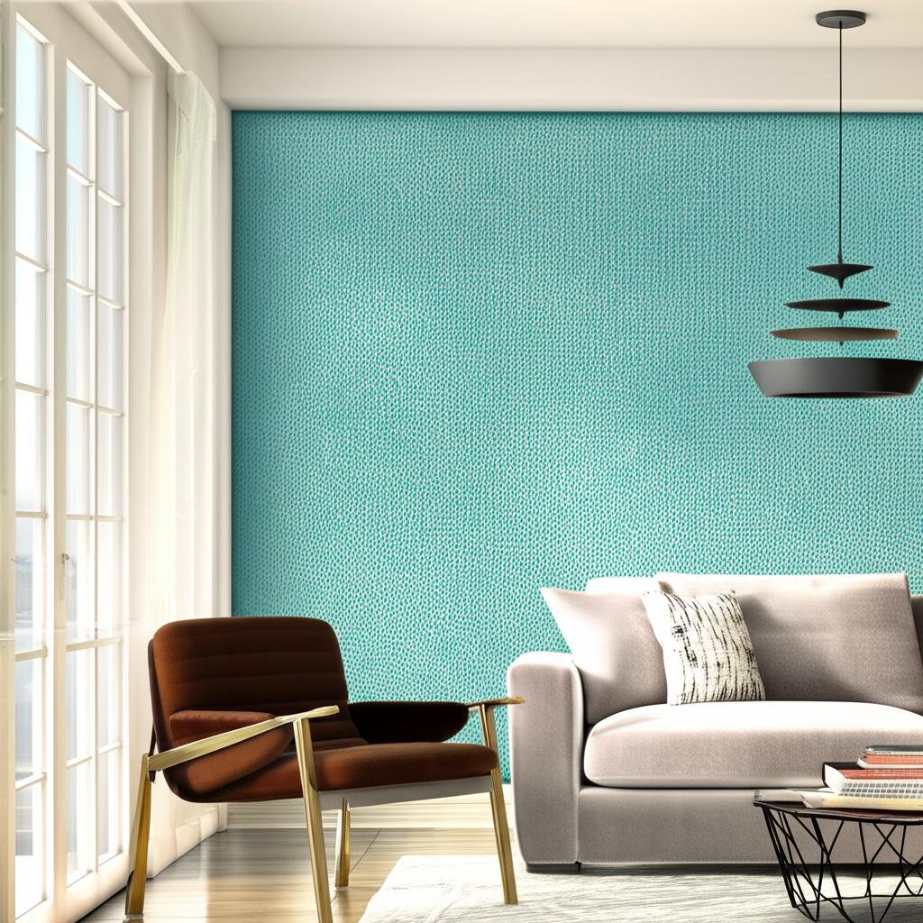 Mosaic Turquoise Geometric Wallpaper by Schumacher Modern Nature Collection – Schumacher 5005043