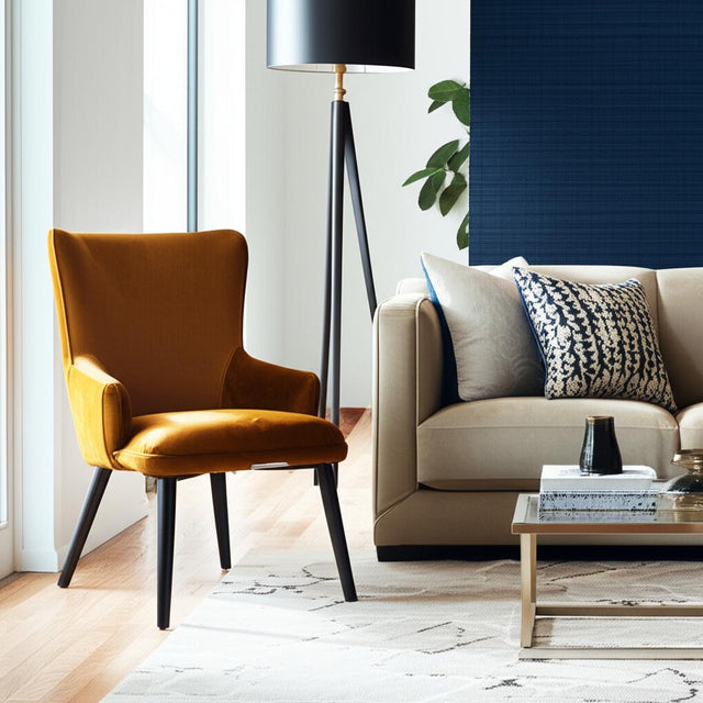 Zen Bamboo Ultramarine by Schumacher Quiet Beauty Collection Wallpaper – Schumacher 5006404