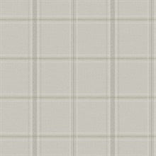Auberge Taupe by Chesapeake Plaid Wallpaper – Brewster Home Fashions 4169-27608