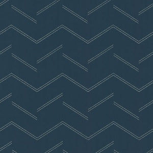 Aviator Dove by Warner Abstract Chevron Wallpaper – Brewster Home Fashions 4178-4437
