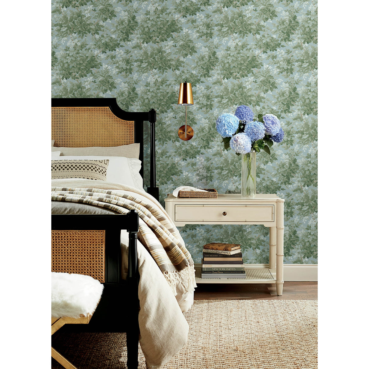 Greenwood Light Blue by A-Street Prints Deciduous Wallpaper – A-Street Prints 4147-80007