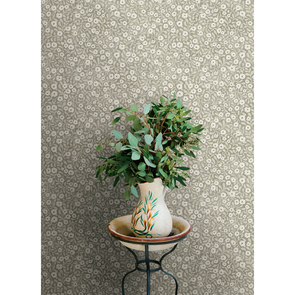 Poppy Trail Grey by Chesapeake Floral Wallpaper – Brewster Home Fashions 4169-83131