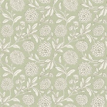 Chatsworth Garden Light Green by Antonina Vella Floral Trail Wallpaper – York Designer Series VP1362