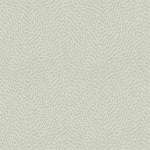 York Wallcoverings Dew Drop Grey wallpaper roll with glittered dash pattern