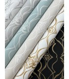 Pirouette White & Silver by Candice Olson Traditional Metallic Non Woven Damask Wallpaper – York Designer Series DF3373