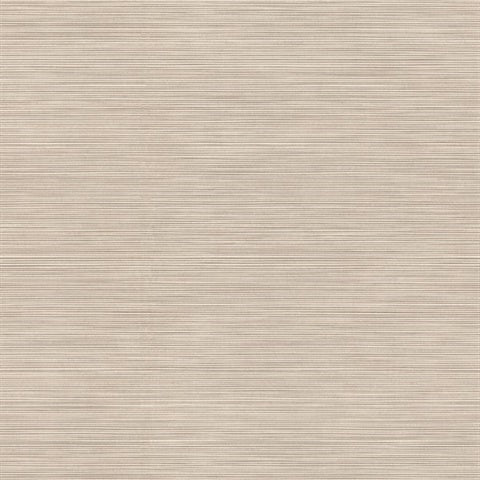 Lorn Light Brown Faux Grasscloth Wallpaper by Warner