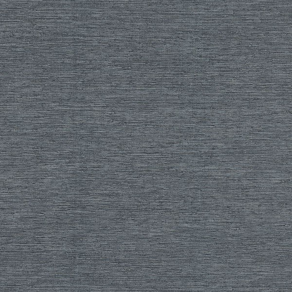 Mae Dark Blue Faux Grasscloth Wallpaper, pattern 4183-4832 by Warner