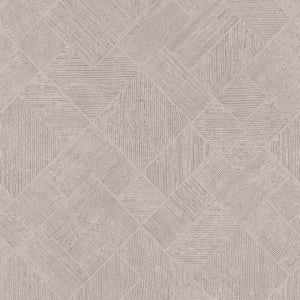 Marquetry White by Antonina Vella Tile Wallpaper- York Designer Series MA35508