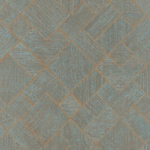 Marquetry White by Antonina Vella Tile Wallpaper- York Designer Series MA35508
