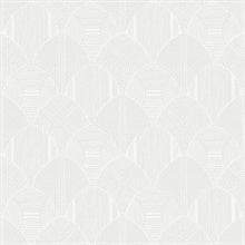 Meyberg Silver by Scott Living Geometric Wallpaper- A-Street Prints 4155-72806