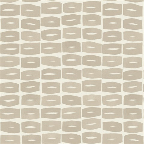 Modernist Motif Linseed Oil Wallpaper by York Wallcoverings ZM2864