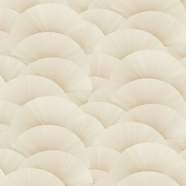 Morning Shell Cream & Gold Wallpaper by Ronald Redding – ZA8021