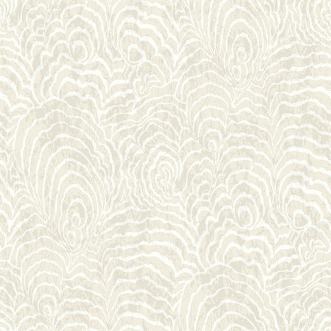 York Wallcoverings Ocean Jasper White wallpaper roll and pattern detail