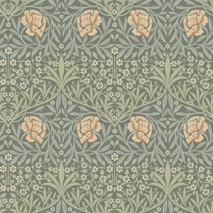 Oxford Union Black by A-Street Prints Floral Vines Wallpaper – Brewster 4171-82048