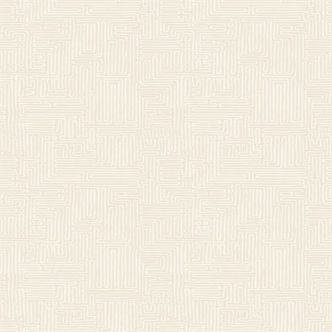 Passages Cream Wallpaper MX9686 by Ronald Redding – 27 in x 27 ft roll