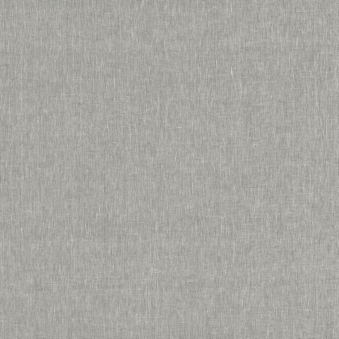 Sheer Linen Grey Wallpaper by Ronald Redding – GRL86135