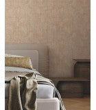 Alma Clay by York Wallcoverings Faux Weave Wallpaper – York Wallcoverings SI7142