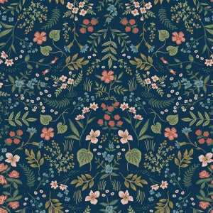 Wildwood Linen by Rifle Paper Co. Peel & Stick Floral Wallpaper – York Wallcoverings PSW1625RL