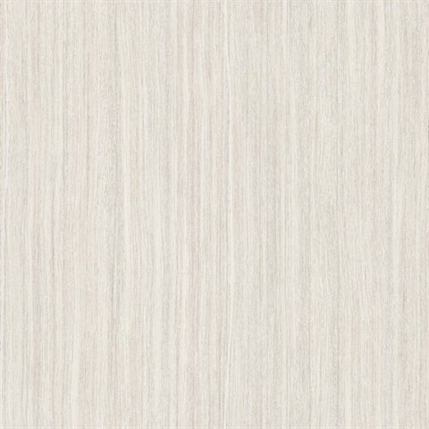 Wistman Stripe Cream wallpaper with subtle vertical wood-grain texture.