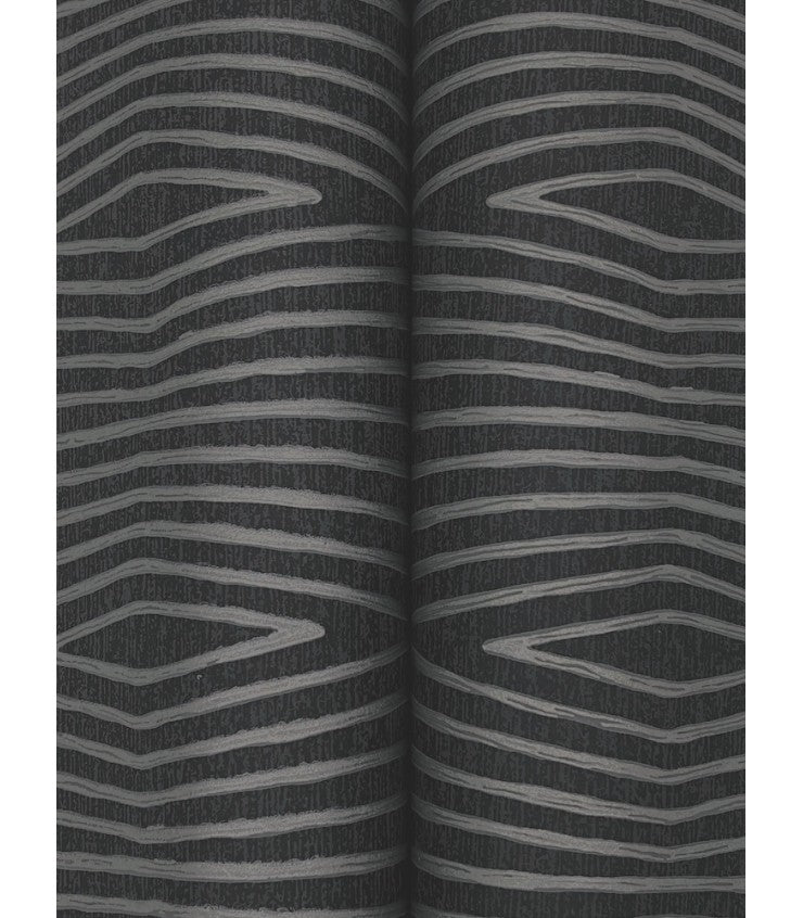 Daystone Black by Ronald Redding Geometric Wallpaper – York Designer Series ZA8013