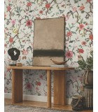 Kimora's Garden Ivory by Ronald Redding Floral & Bird Sidewall Wallpaper – York Designer Series ZA8039