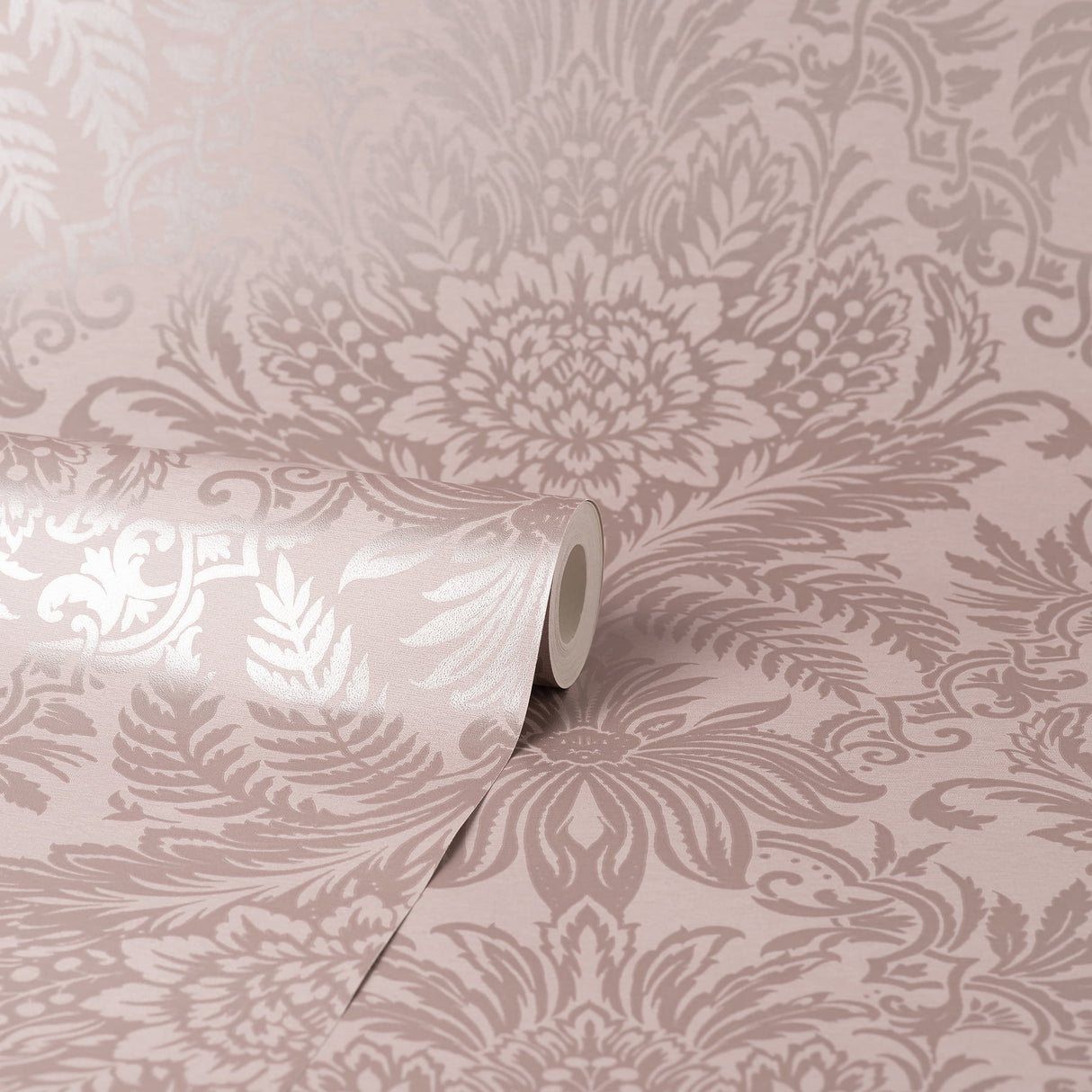 Signature Rose by Fine Decor Damask Wallpaper – Brewster Home Fashions FD43775