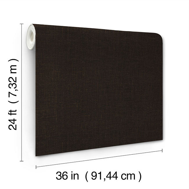 Jute Weave Brown by Ronald Redding Grasscloth Wallpaper – York Designer Series GRL88387