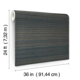 Tailored Abaca Ombre Blue by Ronald Redding Grasscloth Wallpaper – York Designer Series GRL88408