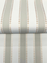 Tilford Beige by Antonina Vella Awning Stripe Wallpaper – York Designer Series VP1372