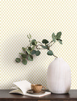 Brioni Butter by Antonina Vella Floral Stamp Wallpaper – York Designer Series VP1392