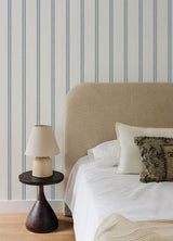 Johnny Blue by Chesapeake Stripes Wallpaper – Brewster Home Fashions 4169-13075