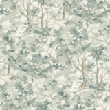 Thicket Teal Forest Wallpaper by Chesapeake