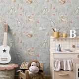 Forest Animals Grey by Advantage Whimsical Wallpaper – Brewster Home Fashions 4203-27546